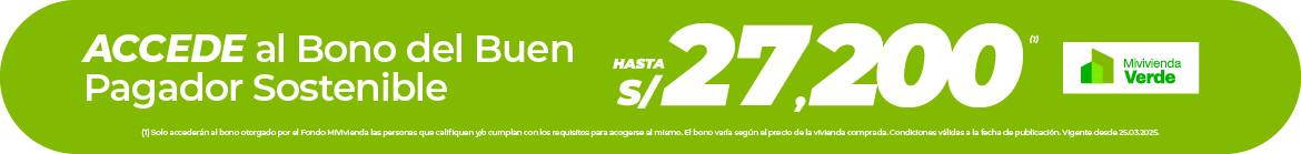 ACCEDE AL BONO DEL BUEN PAGADOR SOSTENIBLE HASTA S/27,200