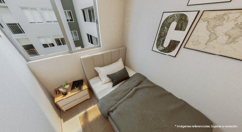 ALAMEDA PARK - DEPARTAMENTOS AREQUIPA | DORMITORIO SECUNDARIO